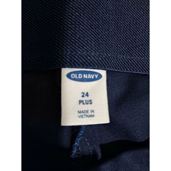 Old Navy Ladies Chinos NWT. Deep Blue, Size 24 - Picture 10 of 11